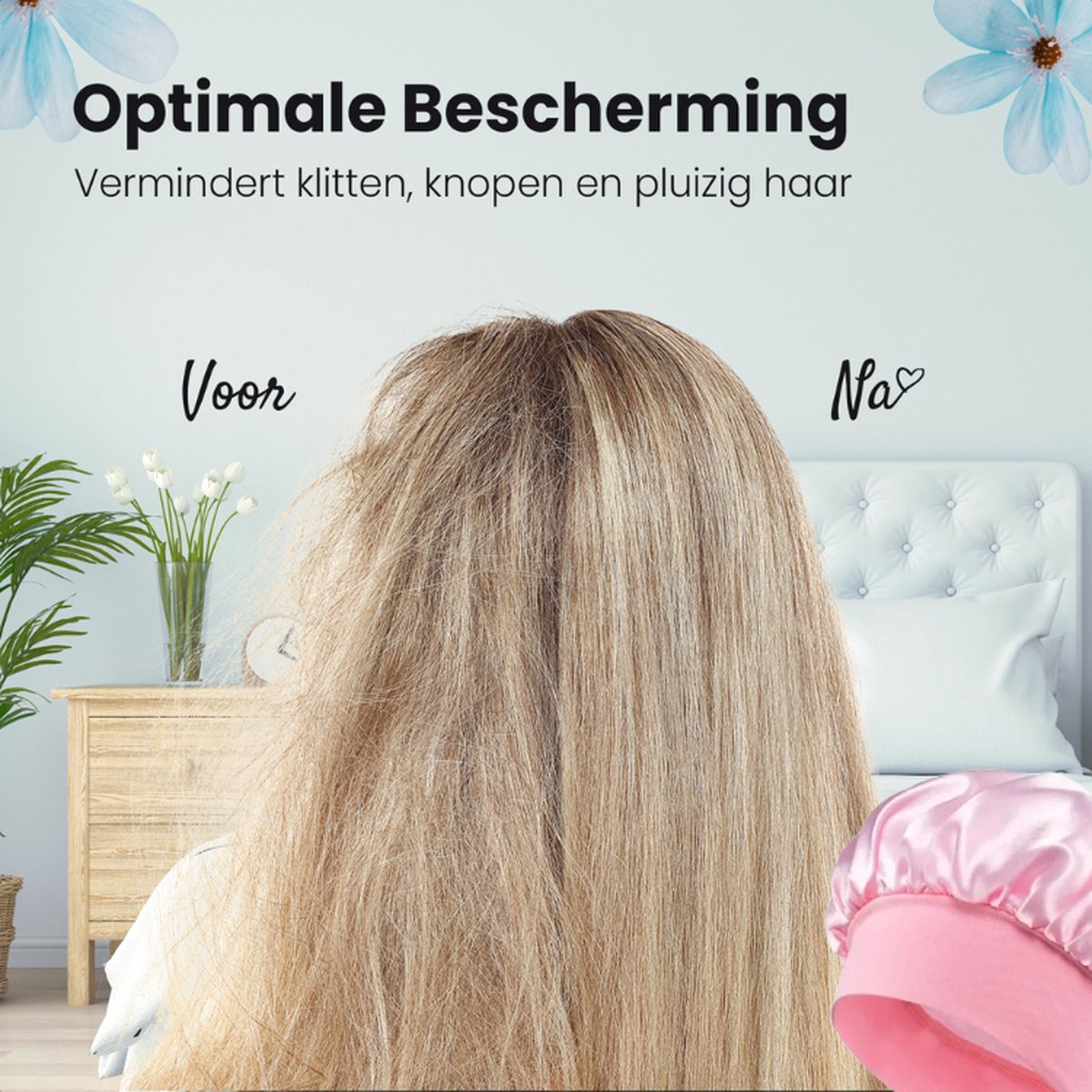 Satijnen Slaapmuts Roze van VATESI — cadeau in Verzorging - foto 3