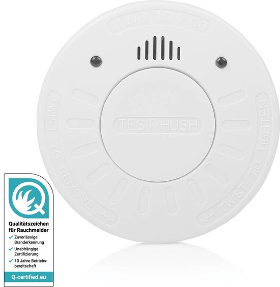 Smartwares FSM-12503 - Rookmelders 3st 85 dB - 10 Jaar batterij en sensor - Q label - Brandmelder