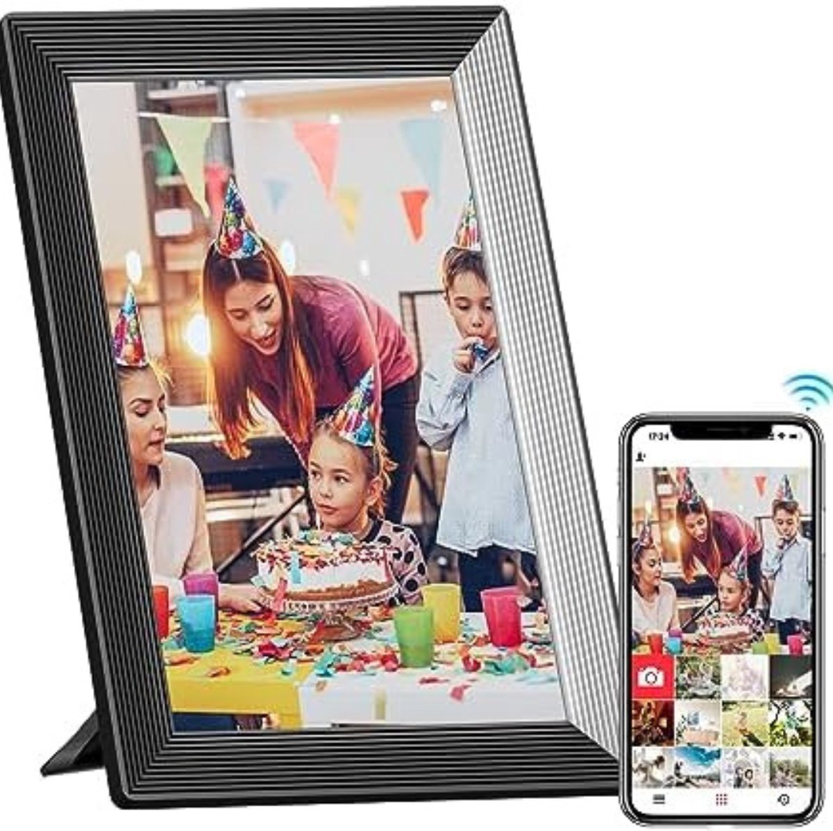 Digitale Fotolijst - Met WiFi - Zwart