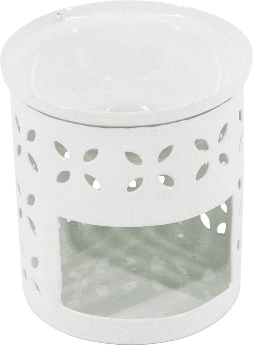 HomeBound by KY | Geurbrander Tikona S white | 6,5x7x7cm | geurbrander wit