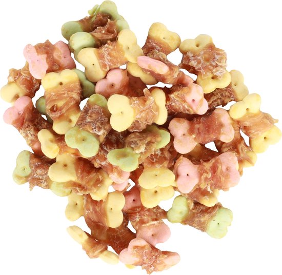 Flamingo Hapki - Snack Honden - Hapki Kleine Koekjes Met Kip 85gr - 1st