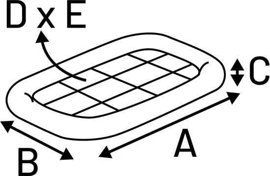 Flamingo Stella - Kussen Honden - Kussen Stella Plat Grijs/wit 100,5x63,5cm - 1st - 137089 - 1st