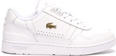 Lacoste T-Clip Dames Sneakers - Wit/Goud - Maat 41