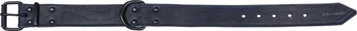 Jack And Vanilla - Halsbanden - Black Label Brede Halsband - Blauw - 30mmx45cm 45/7993 - 175555