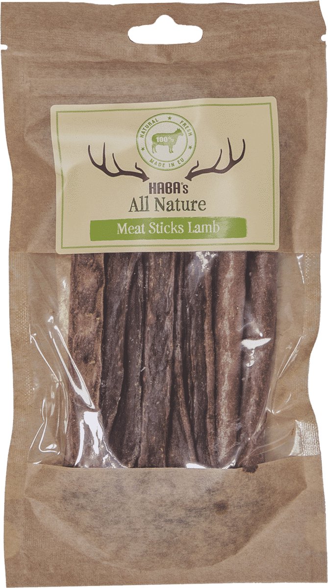 Haba's - Snacks - Haba's All Nature Vleessticks Lam - 85g Hab05749 - 175772