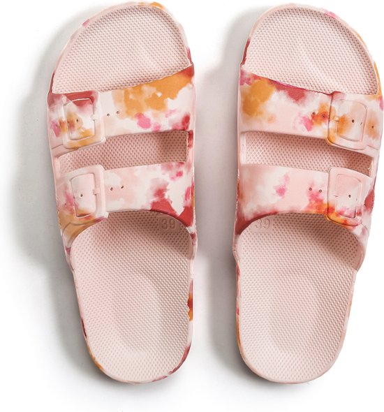 Freedom Moses Slippers Bandhani Rosa Taille 38/39