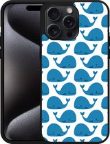 Cazy Hardcase Hoesje geschikt voor iPhone 15 Pro Max Whales