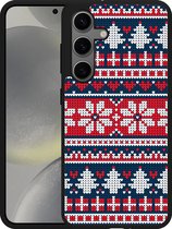 Cazy Hardcase Hoesje geschikt voor Samsung Galaxy S24 Gebreide Kersttrui II
