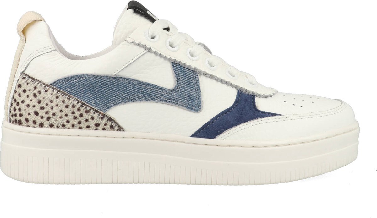 Maruti - Mave Sneakers Blauw - White - Blue - Denim - Pixel O - 39