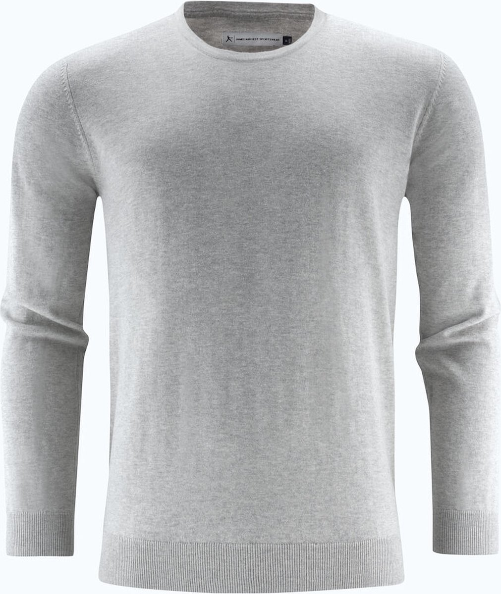 James Harvest SWEATER ASHLAND U 2112512 - Grijs Mêlee - 4XL