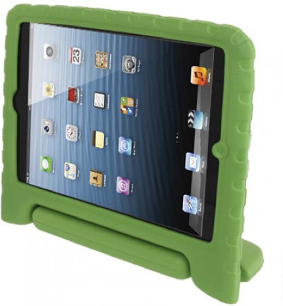 Kidsproof hoes groen voor kinder geschikt voor de Apple iPad Mini 2 / Mini 3 / Mini 4