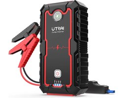 Utrai - Auto Acculader 2000A - 8 in 1 Starthulp - Jumpstarter - Powerbank - SOS - LED Zaklamp - Incl. Schokbestendige Opberghoes