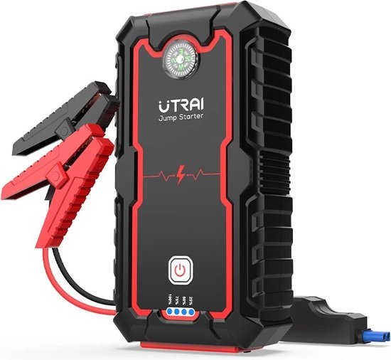 Utrai - Auto Acculader 2000A - 8 in 1 Starthulp - Jumpstarter - Powerbank - SOS - LED Zaklamp - Incl. Schokbestendige Opberghoes