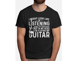 In My Head I'm Playing My Guitar - T Shirt - MusicMonday - NowPlaying - MusicIsLife - SongOfTheDay - MuziekMaandag - NuLuisteren - MuziekIsLeven - LiedVanDeDag