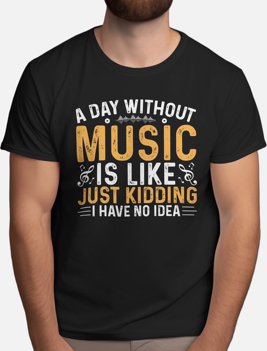 Foto: A day without music t shirt musicmonday nowplaying musicislife songoftheday muziekmaandag nuluisteren muziekisleven liedvandedag