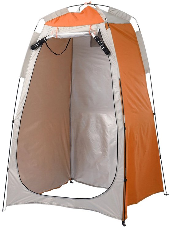 Vind douche tent op - april 2026