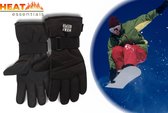 Snowboard Handschoenen - Zwart S/M - Thermo Handschoenen - Unisex - Handschoenen Wintersport - Snowboard Handschoenen Heren - Snowboard Handschoenen Dames