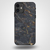 Smartphonica Phone Case pour iPhone 11 avec imprimé marbre - Coque arrière en TPU design marbre - Goud Or / Back Cover adapté pour Apple iPhone 11