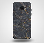 Smartphonica Telefoonhoesje voor Samsung Galaxy A5 2017 met marmer opdruk - TPU backcover case marble design - Goud Grijs / Back Cover geschikt voor Samsung Galaxy A5 2017