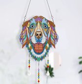 diamond painting raamdecoratie - Hond