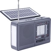 Tip: Noodradio met wereldontvanger. XXL zonnepaneel, bluetooth en MP3
