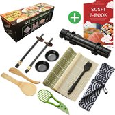 Sushi Set XXL - Sushimaker - Sushi Bazooka Set - Zwart