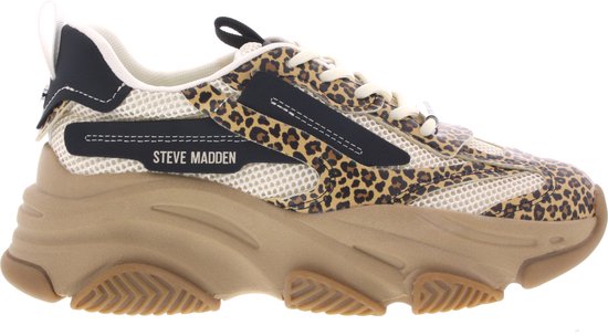 Dames Sneakers Steve Madden Possession-e Leopard Multi Bruin - Maat 40