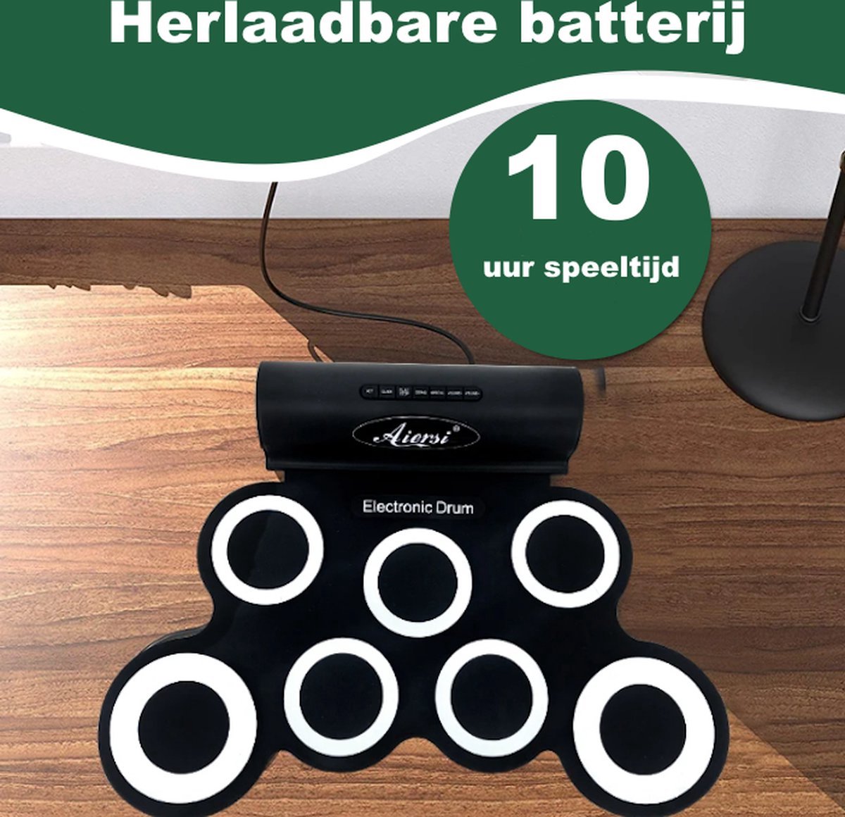 Elektrisch Drumstel Elektronisch Drumset Digitaal Drumstel Drumpad... bol