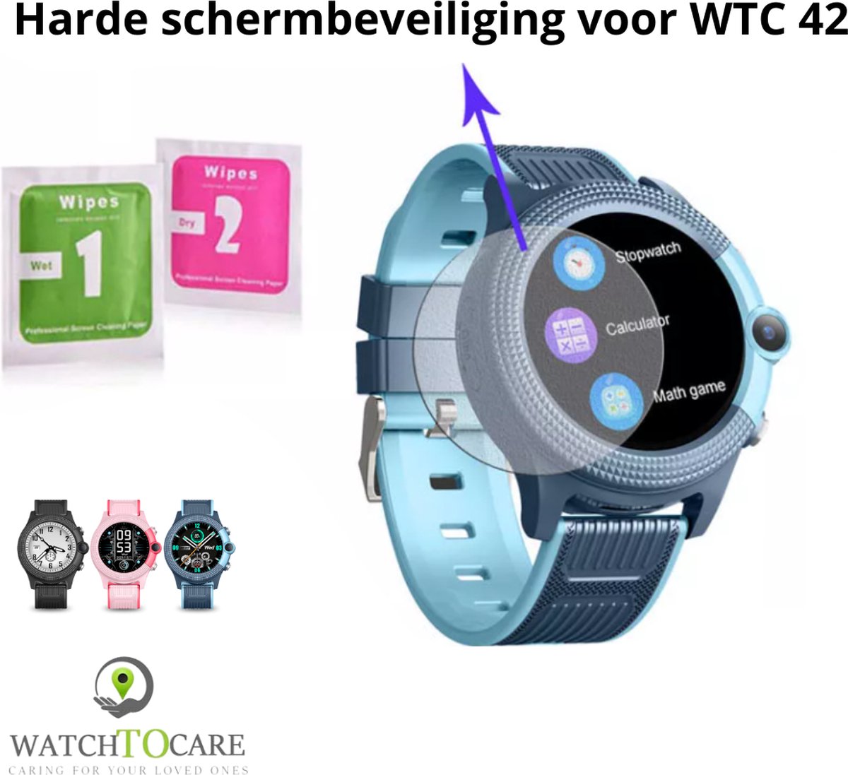 Hard Kunstof screenprotector rond voor WTC 42 - 2 stuks
