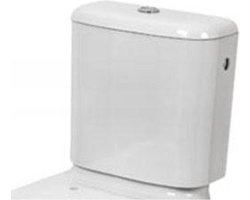 JIKA Euroline Duoblok WC-reservoir – Wit Keramiek – 3/6L Dual Flush – Alleen Spoelreservoir (Geen Complete WC)