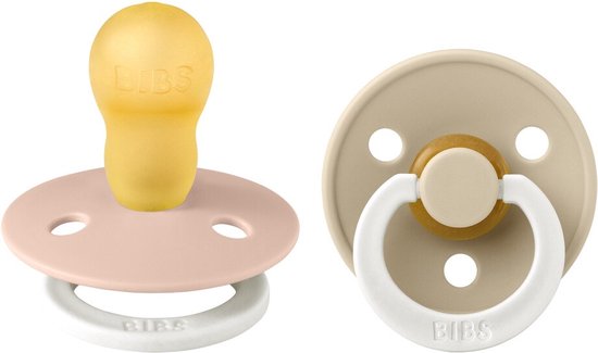 Foto: Bibs colour collection stage 3 fopspeen 18 maanden 2 stuks blush glow vanilla glow