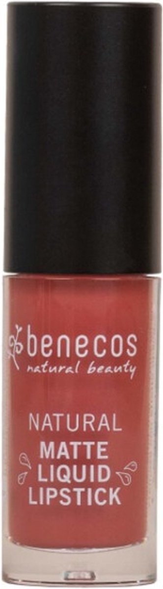 Benecos Lippenstift liquid mat rosewood romance 4.5 gram