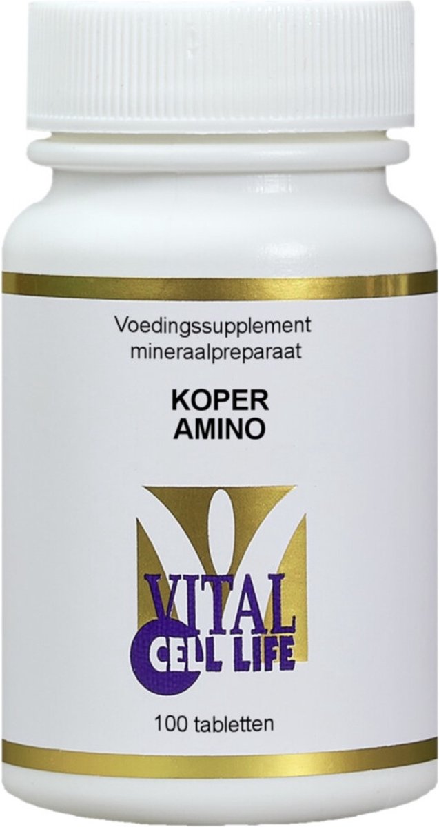 Goedkoopste Vital Cell Life Koper Amino Tabletten 100 st