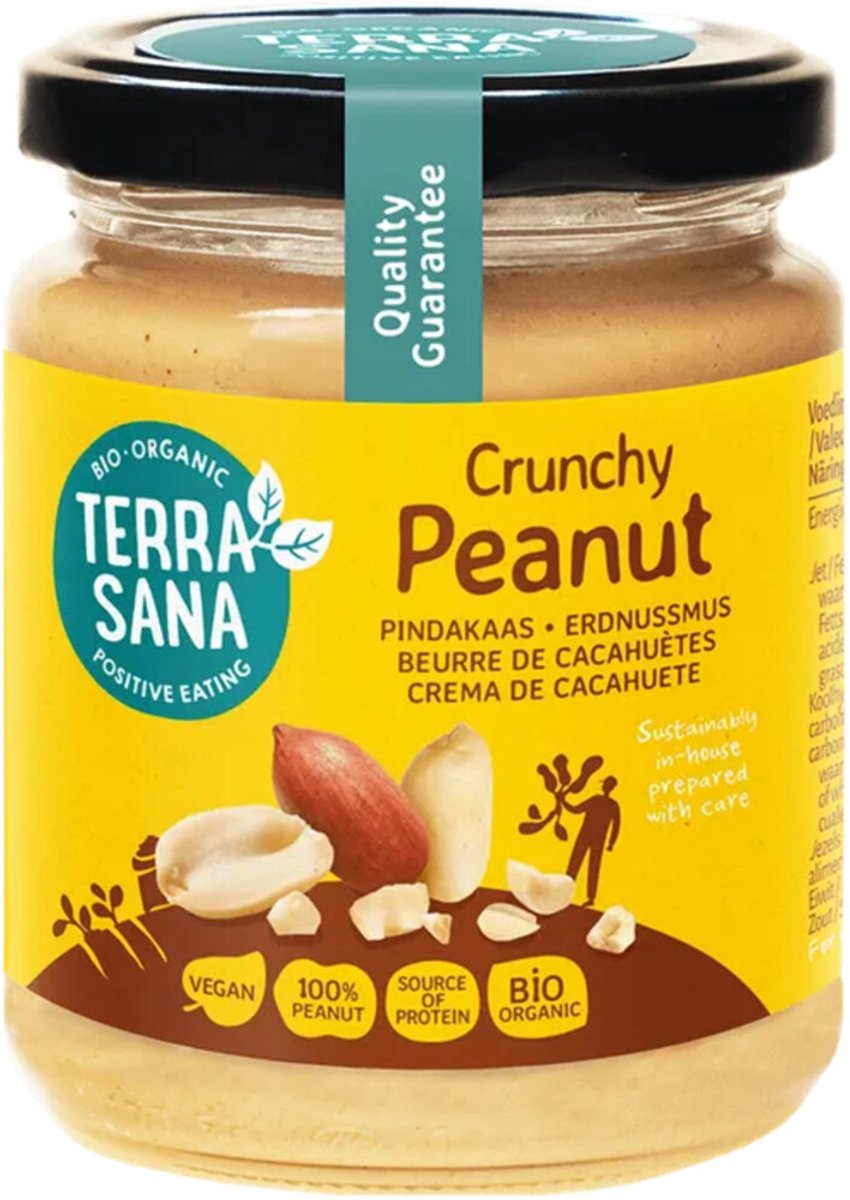 Pindakaas Crunchy Terrasana - 250 gram