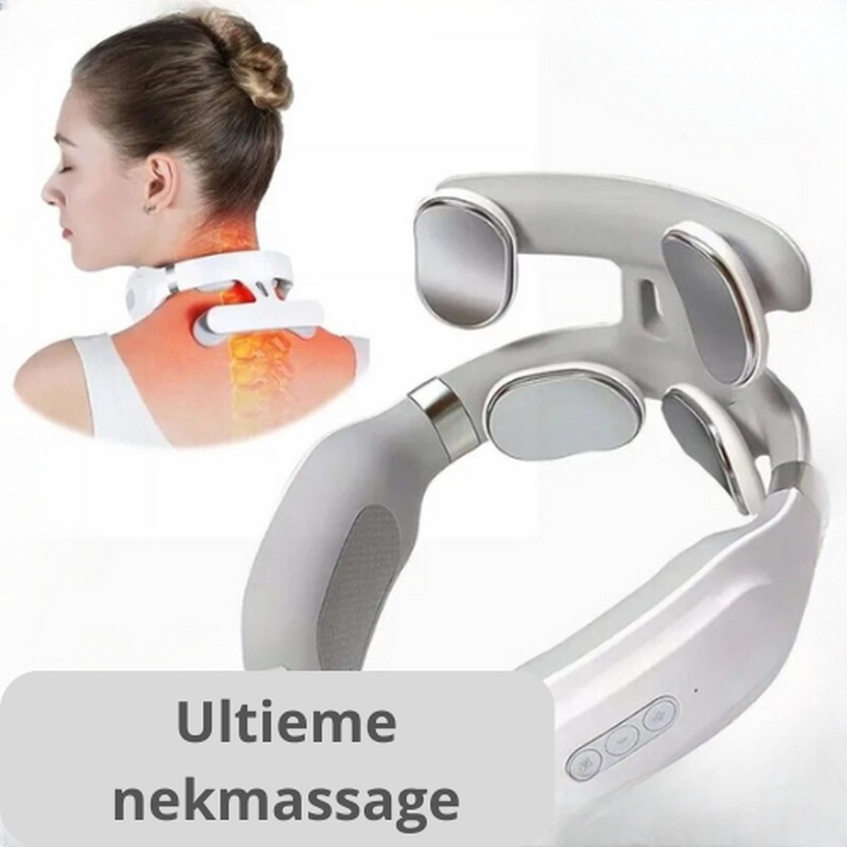 CN Collections Nekmassage Apparaat Nekstretcher Draadloos USB-C 6 Modes