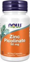 NOW Foods - Zinc Picolinate 50mg - (60 capsules)