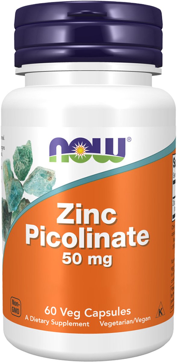 Goedkoopste NOW Foods - Zinc Picolinate 50mg - (60 capsules