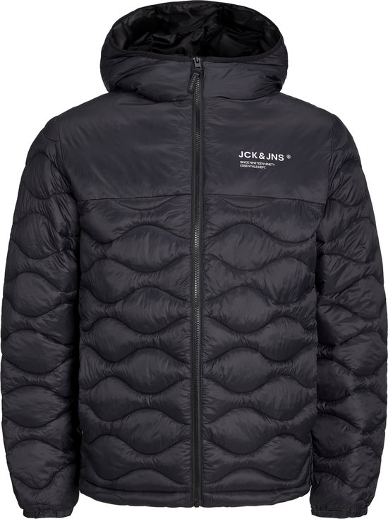 JACK&JONES JJENOAH PUFFER HOOD Heren Jas - Maat S