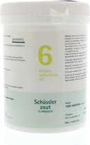 Pfluger Schussler Zout nr 6 Kalium Sulfuric D6 - 1 x 1000 tabletten