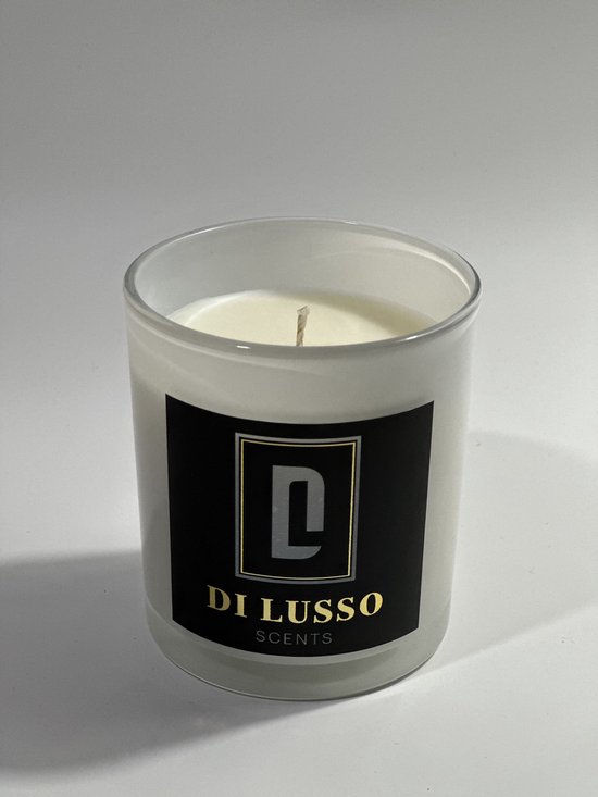Di Lusso Scents Geurkaars Signore Misterioso 160 Gram Wit