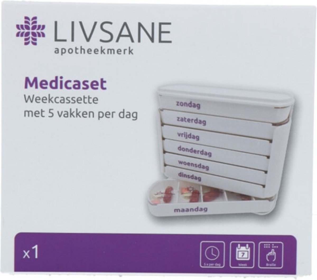 Medicaset Medicijnbox - Medicijndoos