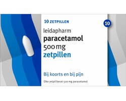 Leidapharm Paracetamol 500 mg zetpillen