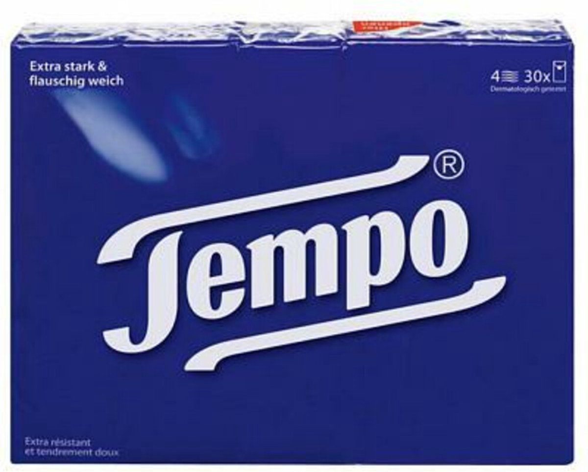 Goedkoopste Tempo Zakdoekjes Original 30 stuks