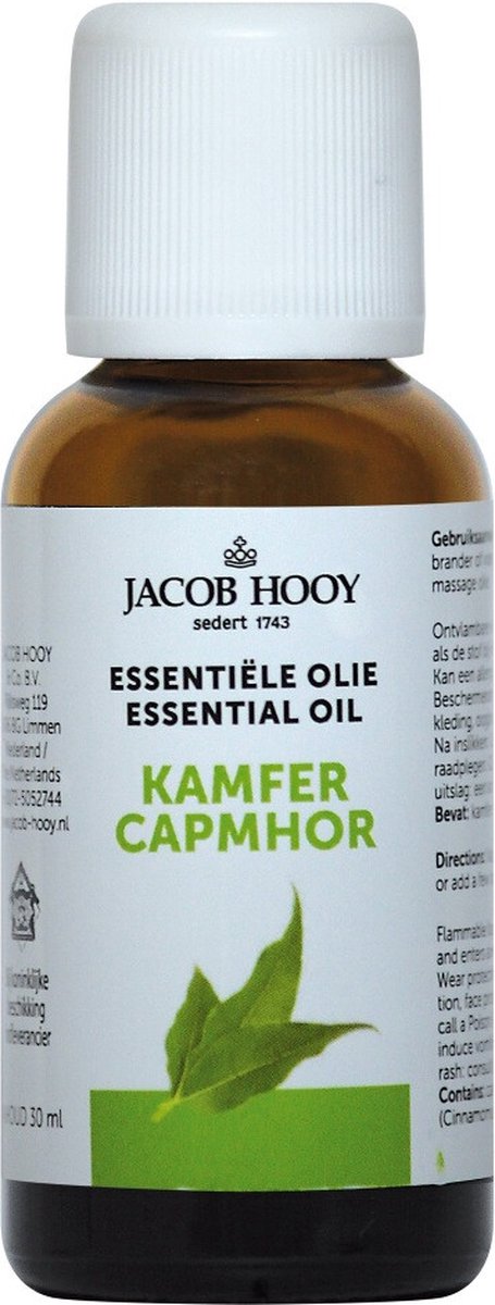 Goedkoopste Jacob Hooy Essentiële Olie Kamfer 30ML