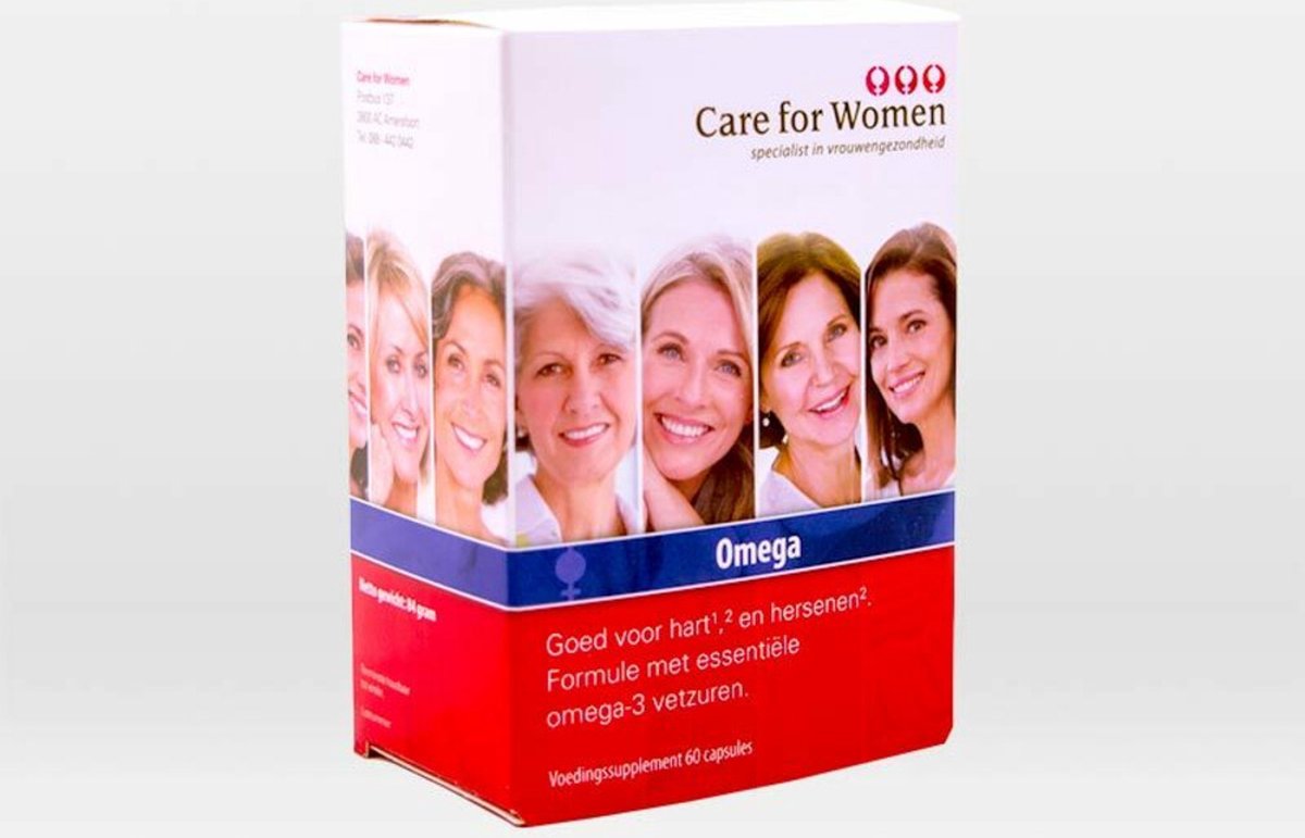 Goedkoopste Care for Women Omega 3 - 60 capsules - Visolie - Voedingssupplement