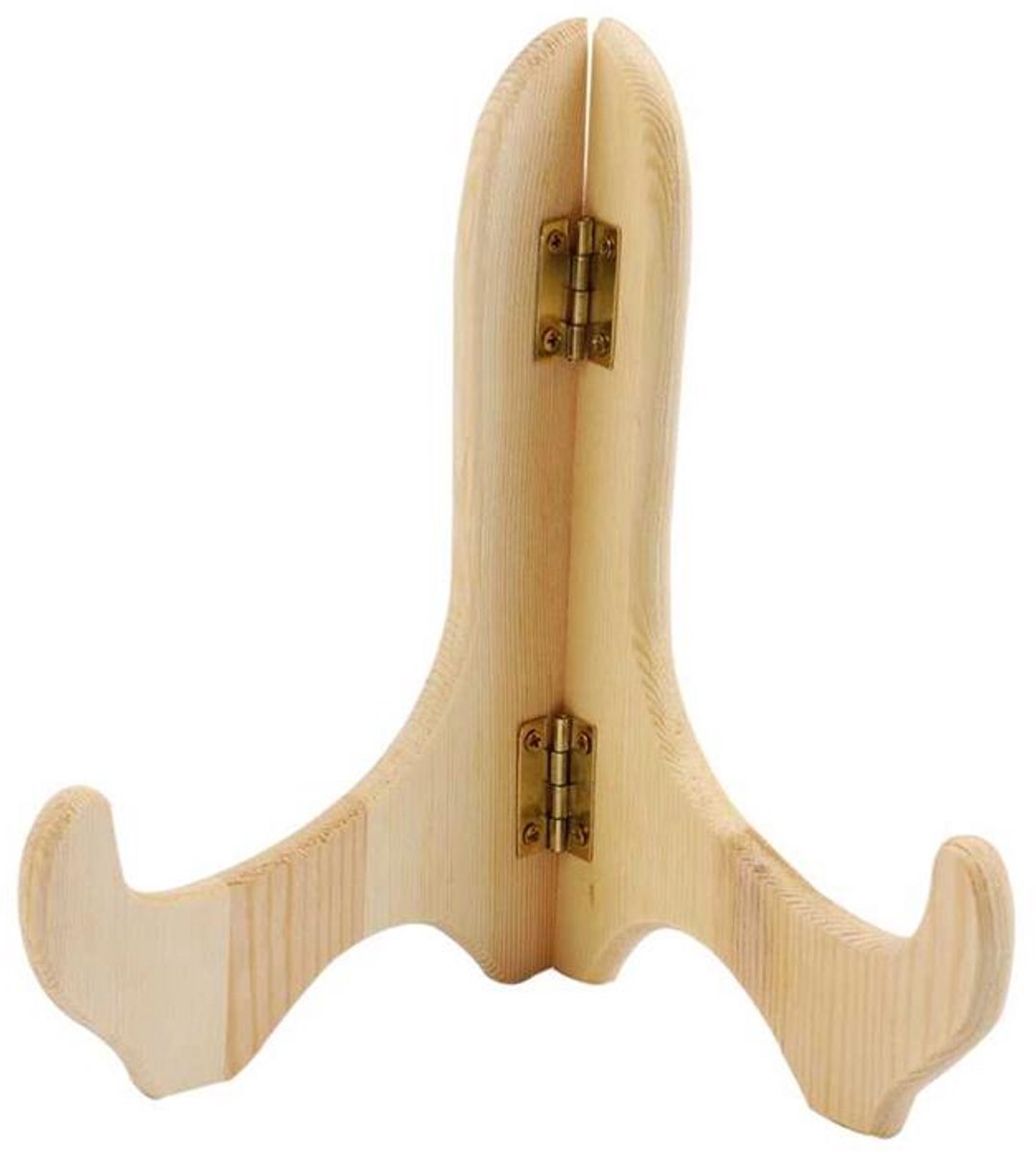 Bordhouder - Houten Standaard - Geschikt Voor Schalen en Borden - Presentatie en Decoratie Standaard - Boekhouder - 17x12 cm - 1 Stuk