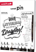 Uni-ball Pin Beginnerskoffer Lettering