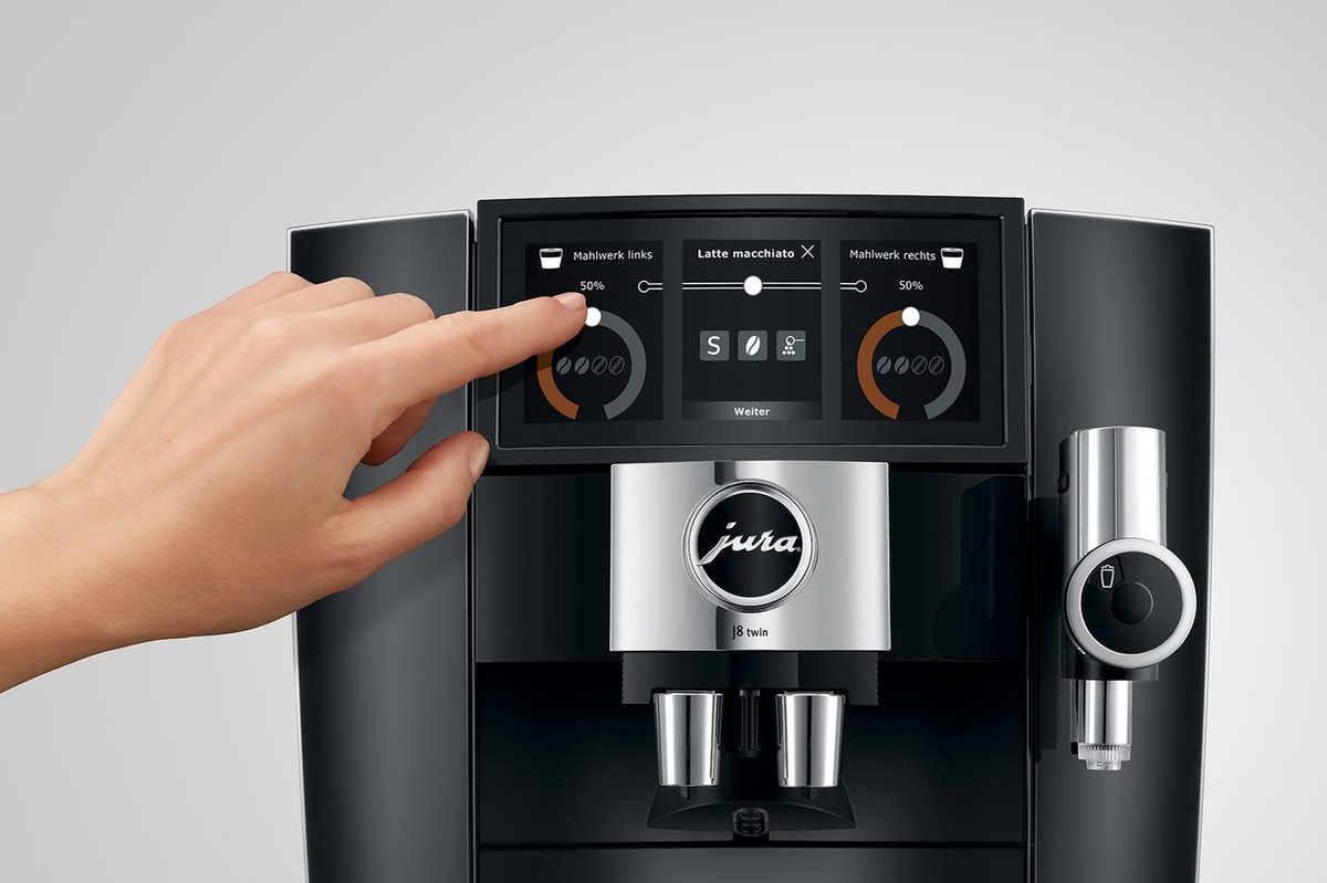 JURA - J8 twin Diamond Black (EA) - Volautomatische espressomachine — afbeelding 4