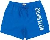 Calvin Klein Medium Drawstring Heren Zwembroek - Faience Blue - Maat XL
