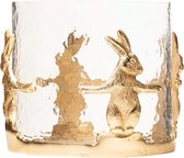 Mars & More - Windlicht 'Champagne Rabbit' (Goud, Large)